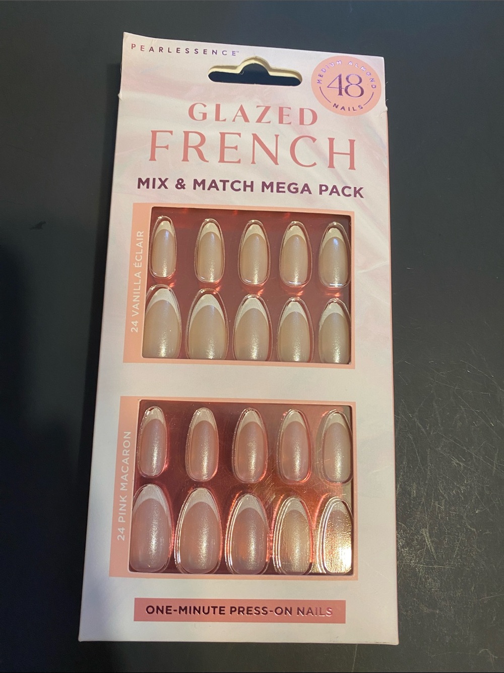 Pearlessence Glazed French Mix & Match Mega Pack - Nude & Pink Press-On Nails
